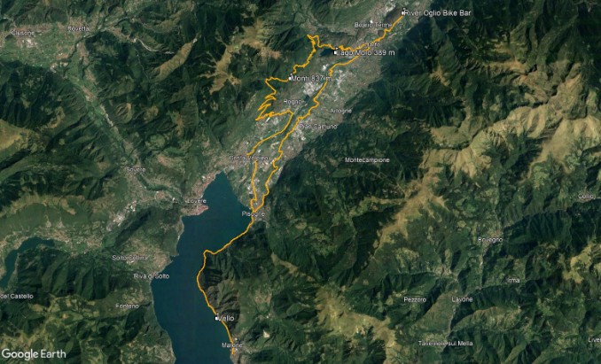Percorso Marone-Lago Moro