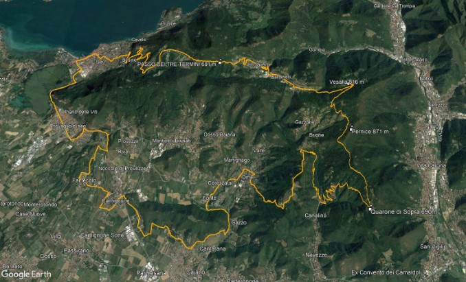 Percorso Monte Pernice